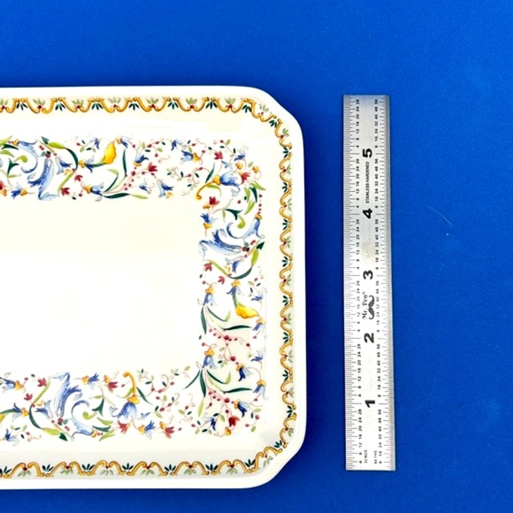 Vintage Toscana Large Sandwich Tray by Faiencerie de Gien - Picture 5 of 6